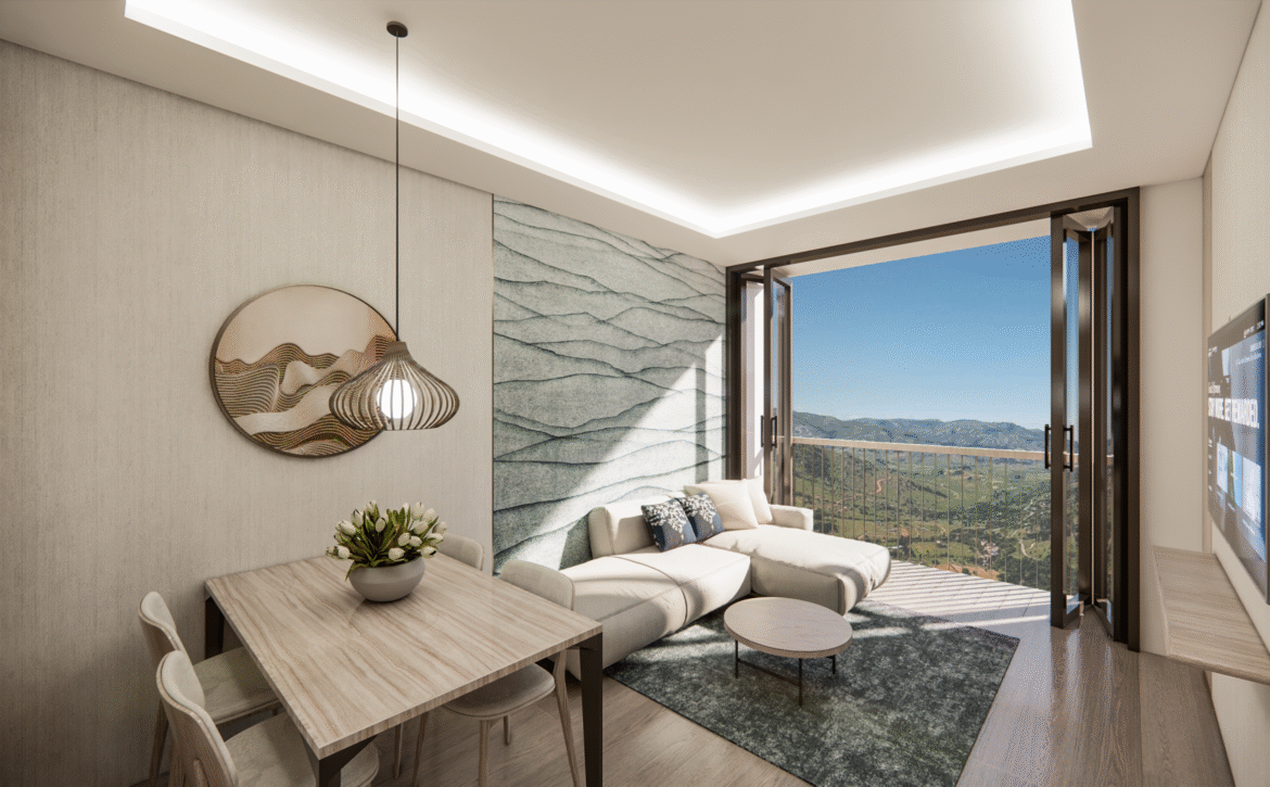 2 bedroom residence living room